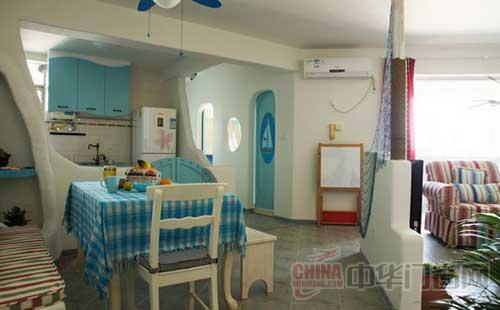 地中海风格室内门图片 小居室的纯美浪漫