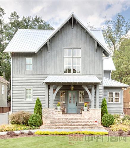 古朴清新混搭风 欧式别墅室内门装修设计