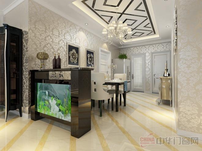 森系静雅清新风格玻璃门图片 白色玻璃门装修效果图